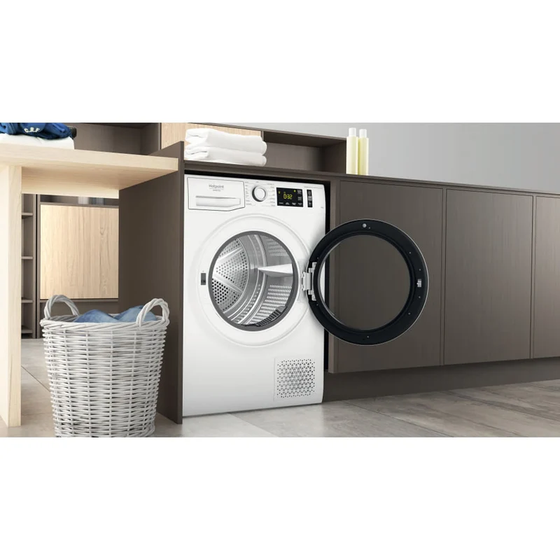 Sèche-linge à pompe à chaleur Hotpoint Active NT M11 9X3SKY IT 9 kg Classe A+++ (H 84,9 x L 59,7 x P 65,5 cm) Anti-allergique Moteur Inverter Protection anti-froissage