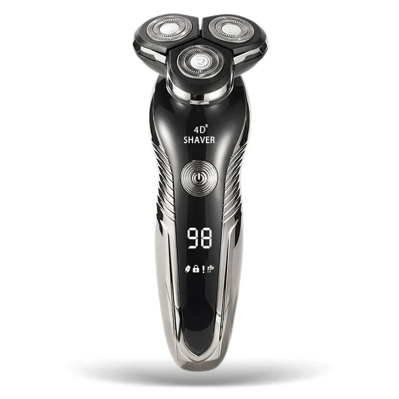 Intelligent Digital Display Four-In-One Electric Rechargeable Waterproof Shaver