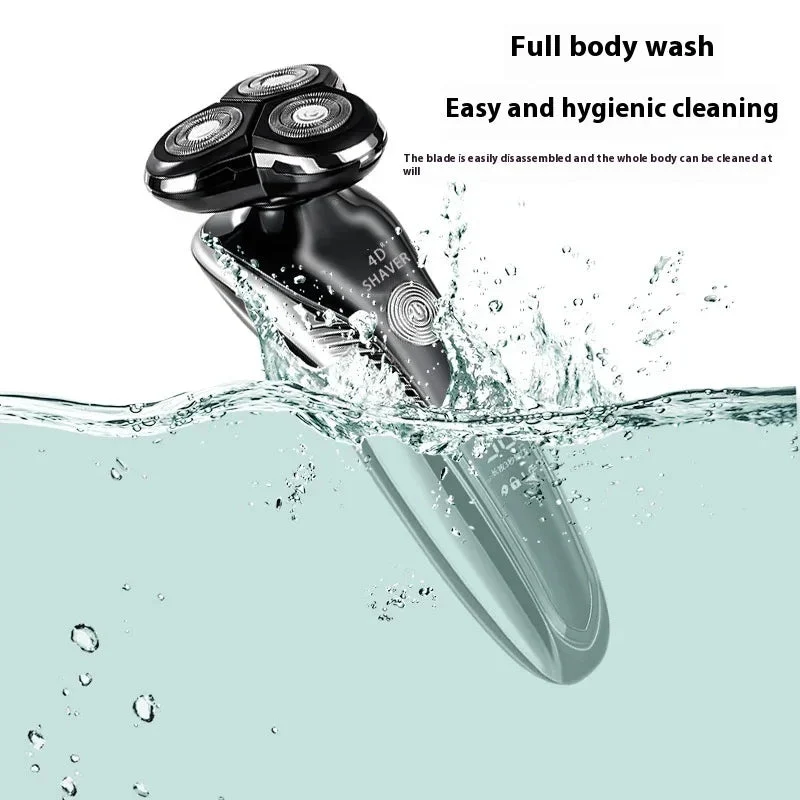 Intelligent Digital Display Four-In-One Electric Rechargeable Waterproof Shaver