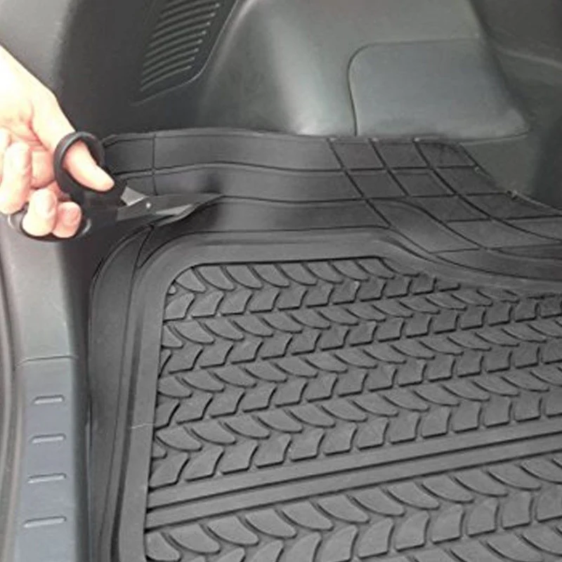 Tapis universel en caoutchouc PVC pour coffre de voiture, malléable et moulable
