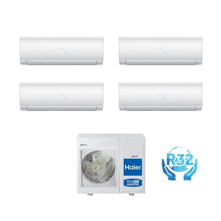 Climatiseur split inverter Haier série IES 9+9+9+12 avec 4U85S2SH1FA R32 WiFi en option 9000+9000+9000+12000