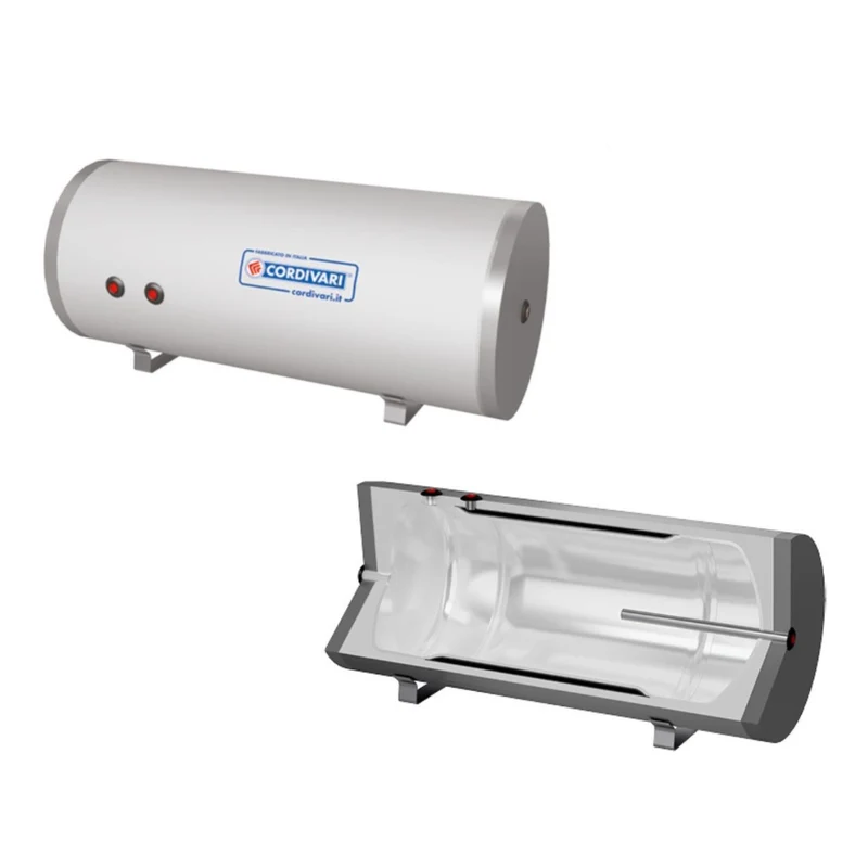 Chaudière horizontale/verticale Cordivari modèle INTERKA WB 100 pour la production d'eau chaude sanitaire avec échangeur à cavité