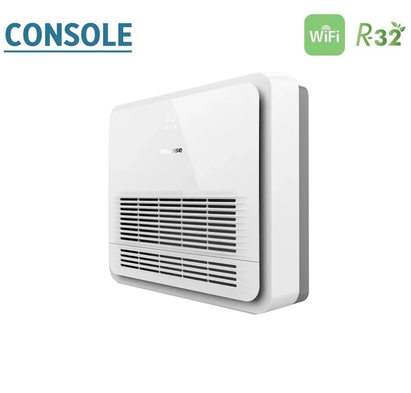 Climatiseur Hisense Dual Split Console 9+9 avec 2AMW52U4RXC R-32 Wi-Fi en option Télécommande standard incluse 9000+9000