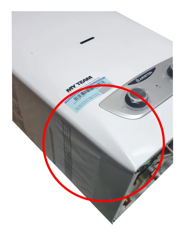 Chauffe-eau à chambre ouverte Ariston FAST RX 11 lt à faibles émissions de NOx et de méthane, code 3632412, nouveau modèle