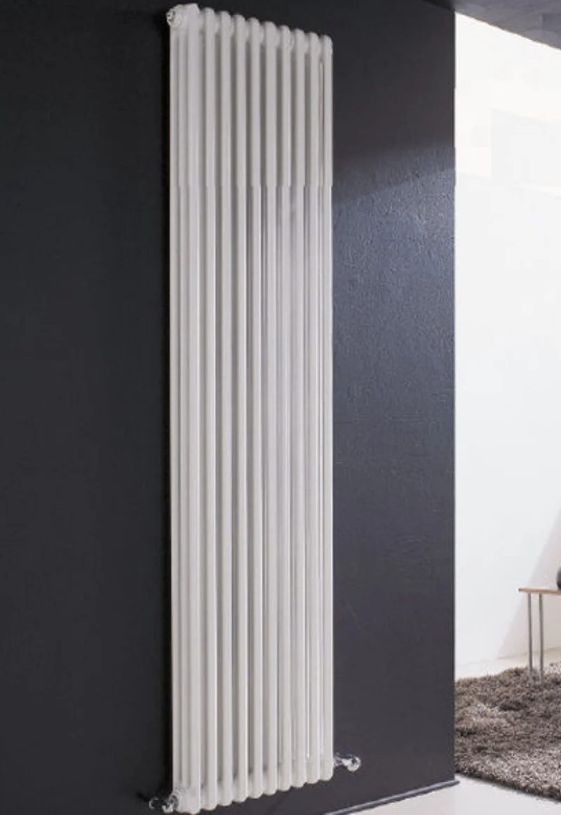 OFFRES SPÉCIALES Radiateur complet Batterie Radiateur tubulaire en acier Cordivari Ardesia 3 colonnes avec 4 éléments h 1800 mm entraxe 1744 mm
