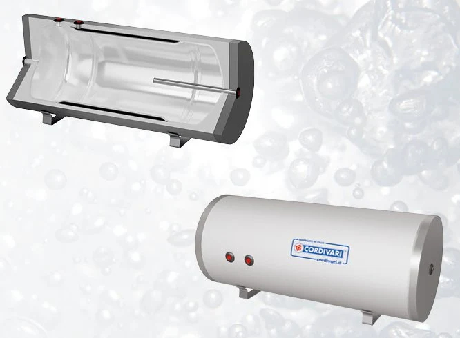Chaudière horizontale/verticale Cordivari INTERKA WB 80 pour la production d'eau chaude sanitaire avec échangeur à cavité