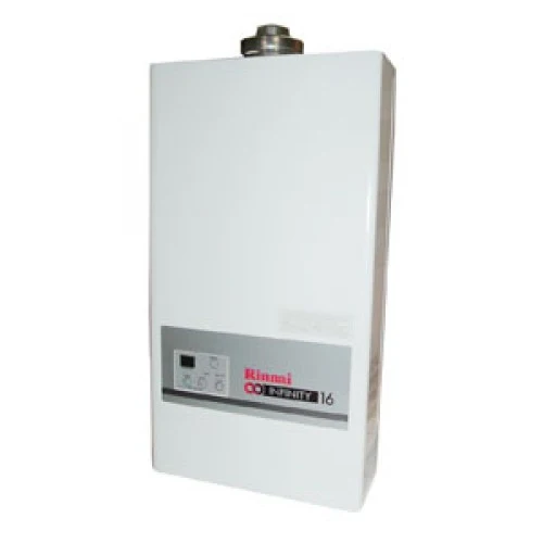 Chauffe-eau à gaz intérieur/extérieur RINNAI INFINITY 16I avec kit de conduit de fumée inclus
