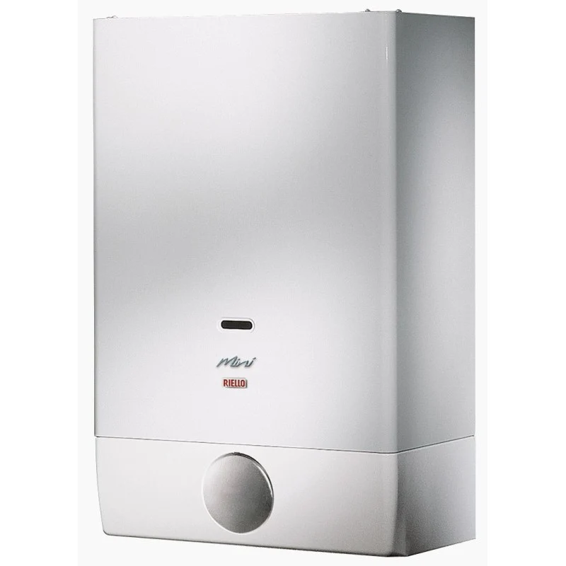Chauffe-eau à gaz méthane Riello Mini 11 avec kit d'évacuation des fumées