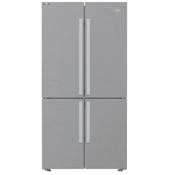 Réfrigérateur Beko Total No Frost 4 portes, pose libre, gris, GN1406231XBN (H 182 x L 90,8 x P 75 cm), 572 litres, classe F
