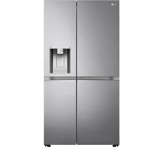 Réfrigérateur LG GSLV90PZAE à deux portes sans givre, classe E, 635 litres (H 179 x L 91,3 x P 73,5 cm), Wi-Fi, SmartThinQ, grande capacité, compresseur Smart Inverter