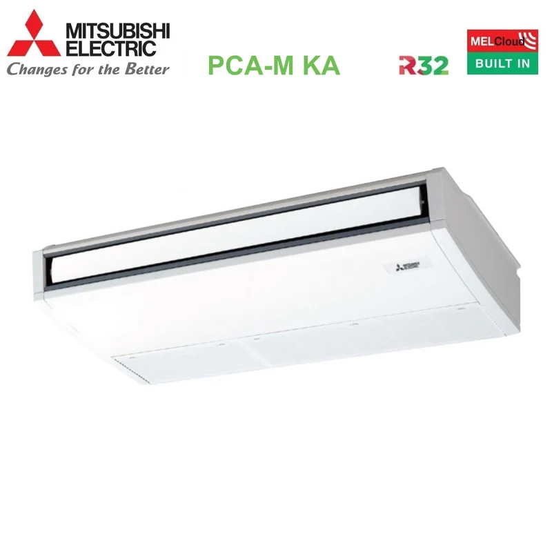 Climatiseur de plafond Mitsubishi Electric Inverter série P 21 000 BTU PCA-M60KA R-32 avec Wi-Fi en option et télécommande standard incluse