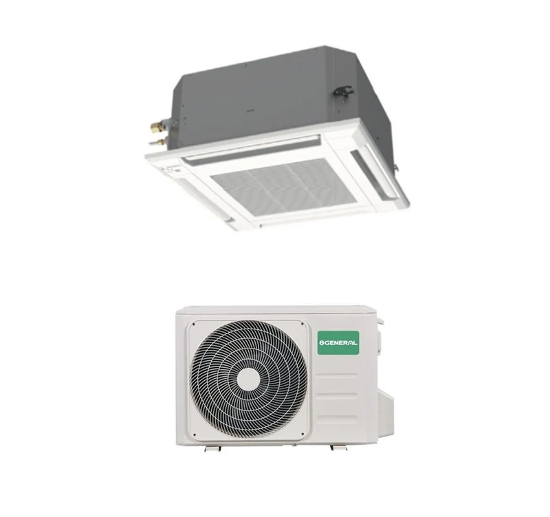 Climatiseur cassette Fujitsu General à 4 voies et inverter, 24 000 BTU AUXG24KVLA-E