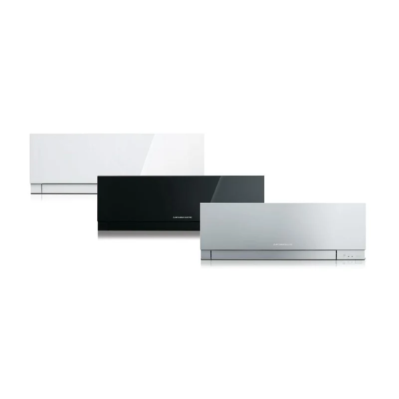 Climatiseur Mitsubishi Electric Quadri Split Inverter série KIRIGAMINE ZEN SILVER MSZ-EF 9+9+9+9 avec MXZ-4F72VF R-32 Wi-Fi intégré Couleur argent 9000+9000+9000+9000
