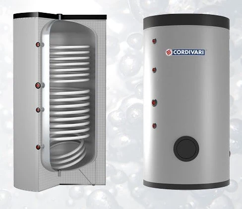 Chaudière Cordivari Polywarm modèle BOLLY XL WB 500 pour la production d'eau chaude sanitaire avec 2 échangeurs fixes