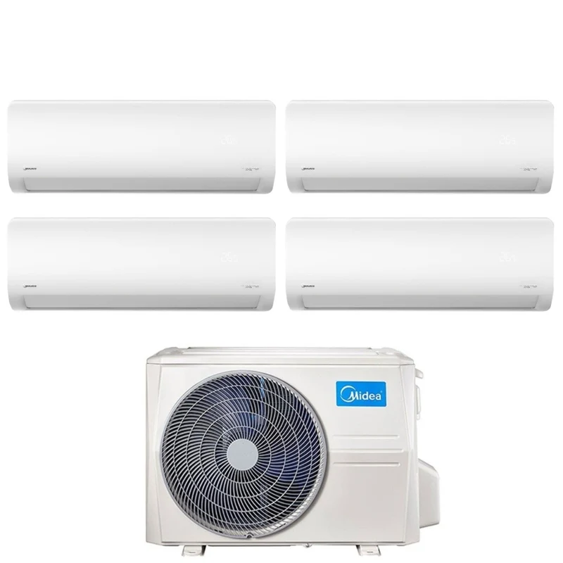 Climatiseur Midea Quadri Split Inverter XTREME PRO Series 12000+12000+12000+12000 BTU avec M4O-36FN8 R-32 et Wi-Fi intégré