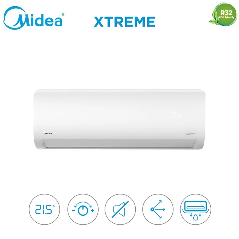 Climatiseur Midea Quadri Split Inverter XTREME PRO Series 12000+12000+12000+12000 BTU avec M4O-36FN8 R-32 et Wi-Fi intégré