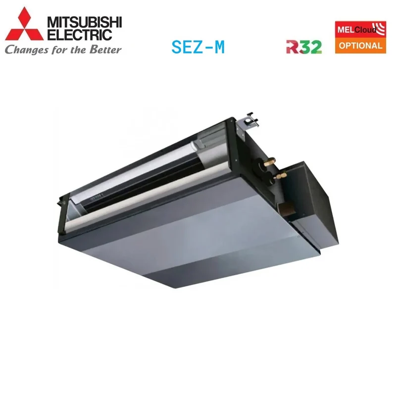 Climatiseur gainable Mitsubishi Electric Inverter 12 000 BTU SEZ-M35DA + SUZ-M35VA R-32 avec Wi-Fi en option