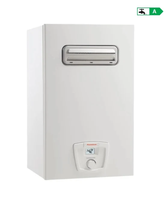 Chauffe-eau extérieur à gaz naturel Immergas CAESAR EXTRA 14 CS à chambre étanche, code 3.028688, faibles émissions de NOx