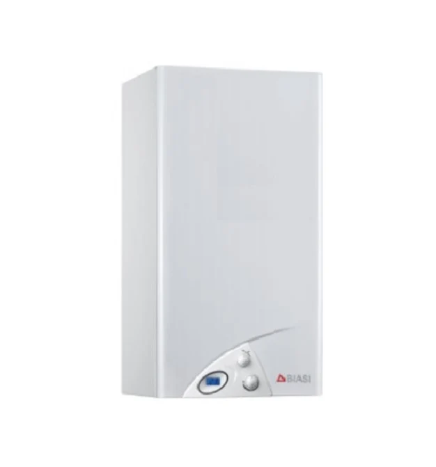 Chauffe-eau à gaz à chambre étanche Biasi 14S avec kit d'évacuation des gaz de combustion