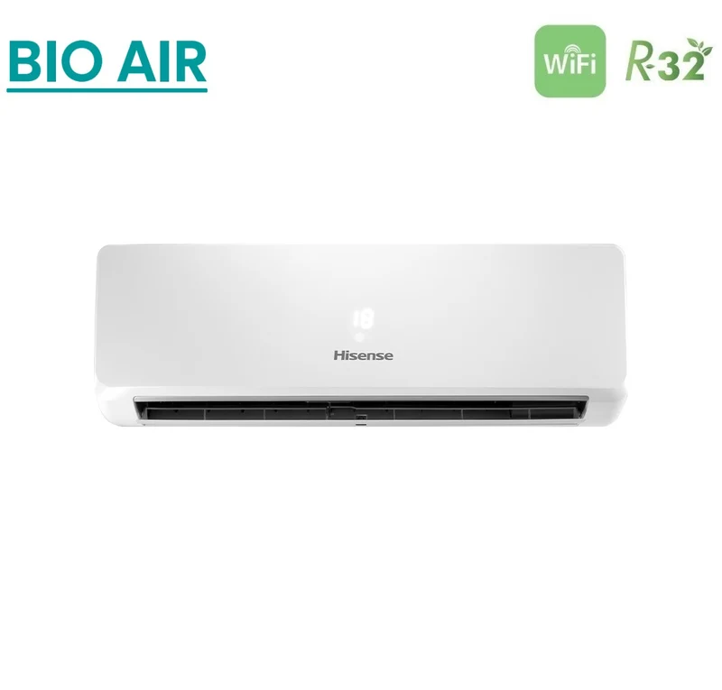 Climatiseur Hisense Quadri Split Inverter série BIO AIR 9+9+9+12 avec 4AMW81U4RAA R-32 et Wi-Fi intégré 9000+9000+9000+12000