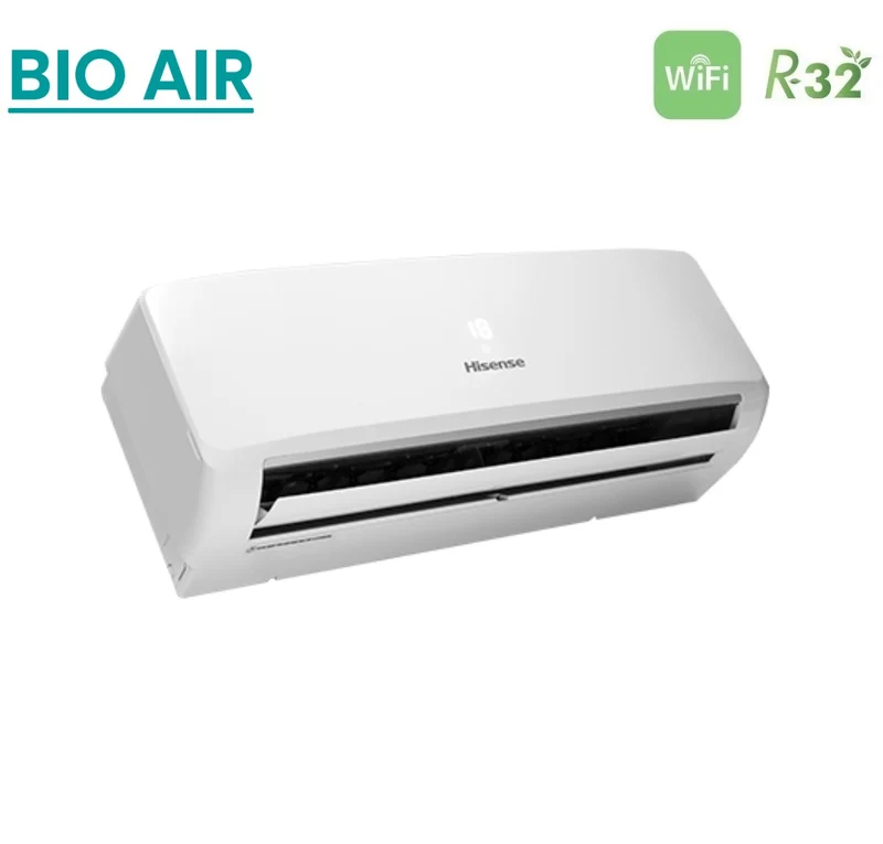 Climatiseur Hisense Quadri Split Inverter série BIO AIR 9+9+9+12 avec 4AMW81U4RAA R-32 et Wi-Fi intégré 9000+9000+9000+12000