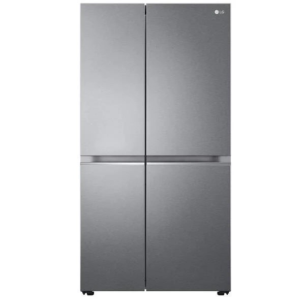 Réfrigérateur côte à côte LG GSBV70DSTM No Frost 655 litres Classe F (H 179 x L 91,3 x P 73,5 cm) Porte et technologie Linear Cooling Compresseur Smart Inverter