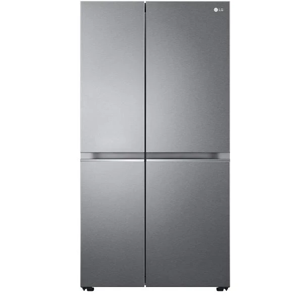 Réfrigérateur côte à côte LG GSBV70DSTM No Frost 655 litres Classe F (H 179 x L 91,3 x P 73,5 cm) Porte et technologie Linear Cooling Compresseur Smart Inverter