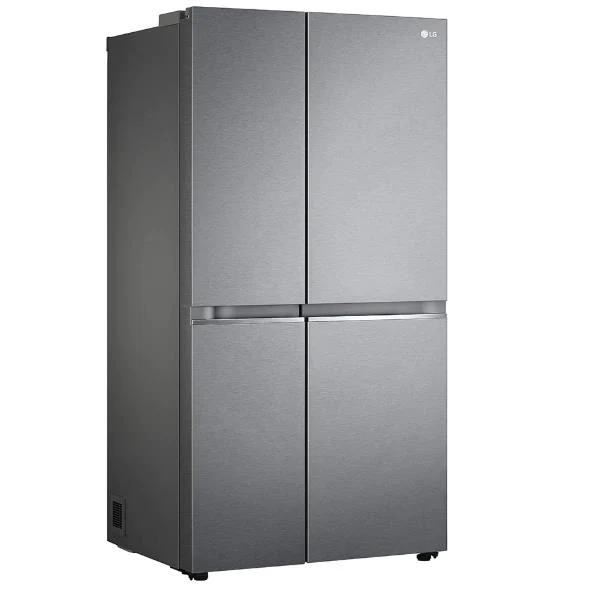 Réfrigérateur côte à côte LG GSBV70DSTM No Frost 655 litres Classe F (H 179 x L 91,3 x P 73,5 cm) Porte et technologie Linear Cooling Compresseur Smart Inverter