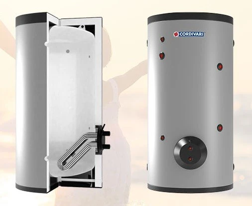 Bollitore Polywarm Cordivari Modello EXTRA 1 WXB 300 con 1 Scambiatore Estraibile In Acciaio Inox 316L
