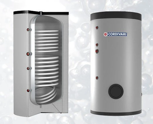 Chaudière Cordivari Polywarm modèle BOLLY 2 ST WB 150 pour la production d'eau chaude sanitaire avec 2 échangeurs fixes