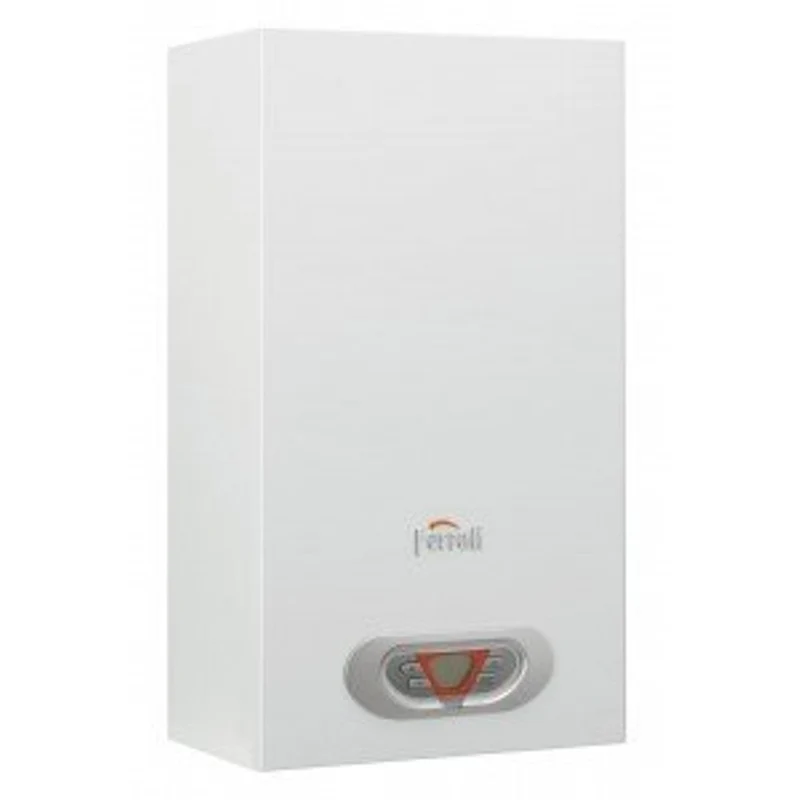 OFFRES SPÉCIALES Chauffe-eau à gaz méthane Ferroli SKY ECO 14F à faibles émissions de NOx, avec kit d'évacuation des fumées
