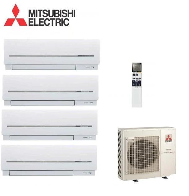 Panneaux split inverter Mitsubishi Electric série SF 9+9+9+18 avec MXZ-4D83VA