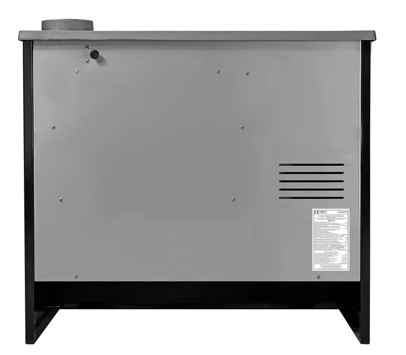 Poêle à bois de cuisine 9 kW Blanc Beatrice L87 x P51 x H79 Ecodesign