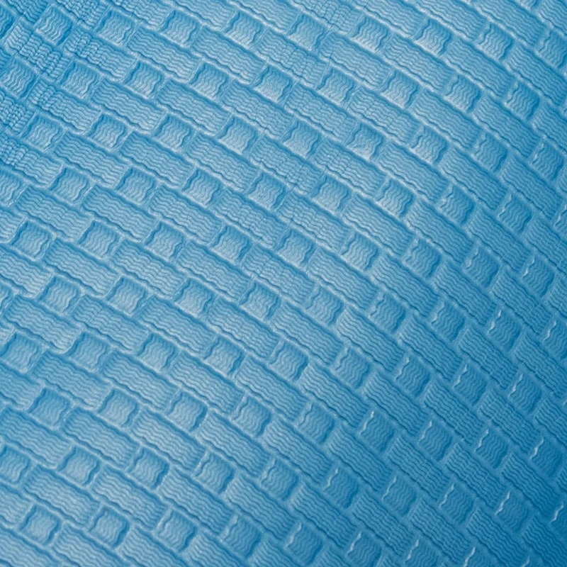 Tapis de yoga fitness pour salle de sport et pilates, souple, 173 x 61 x 0,8 cm, bleu