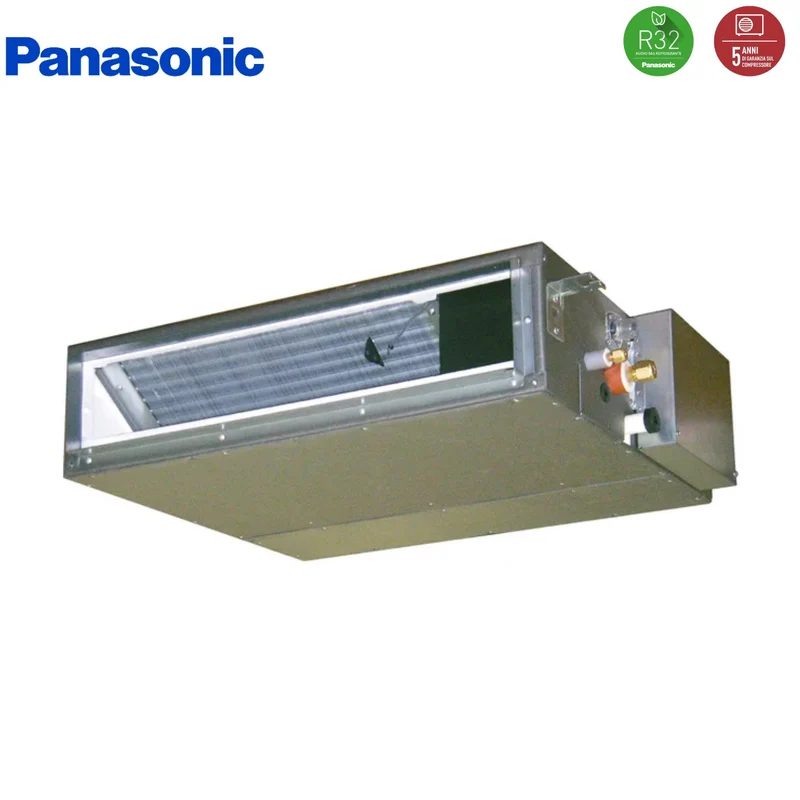 Climatiseur gainable Panasonic Inverter, basse pression, 18 000 BTU, CS-Z50UD3EAW + CU-Z50UBEA R-32, Wi-Fi en option, classe A+, avec télécommande filaire incluse