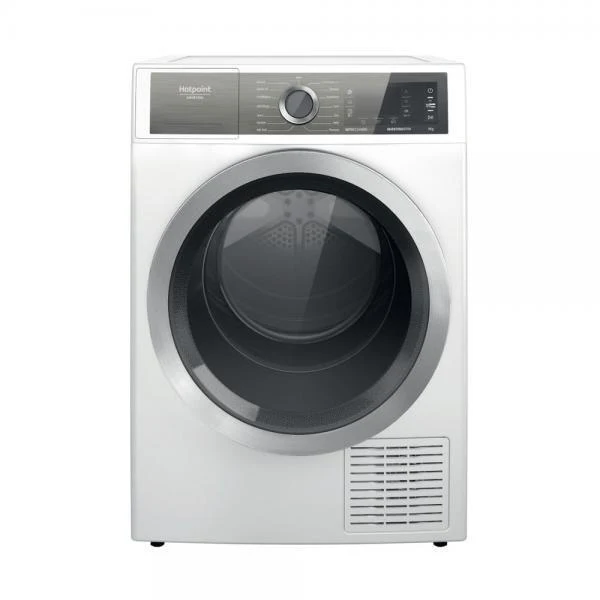 Sèche-linge à pompe à chaleur Hotpoint H8 D94WB IT 9 kg Classe A+++ (H 84,9 x L 59,7 x P 64,9 cm) Moteur Inverter Anti-allergie