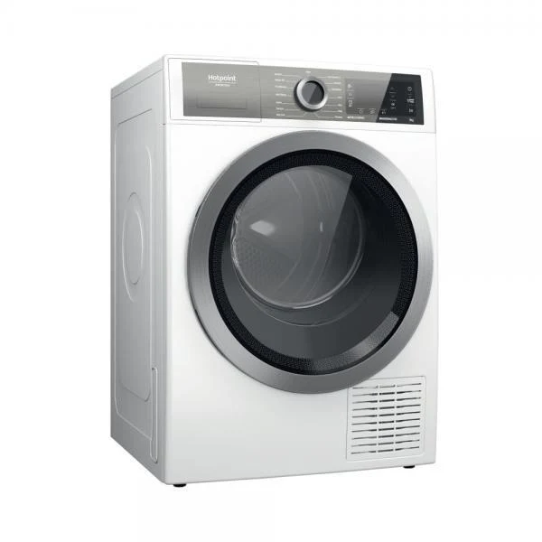 Sèche-linge à pompe à chaleur Hotpoint H8 D94WB IT 9 kg Classe A+++ (H 84,9 x L 59,7 x P 64,9 cm) Moteur Inverter Anti-allergie