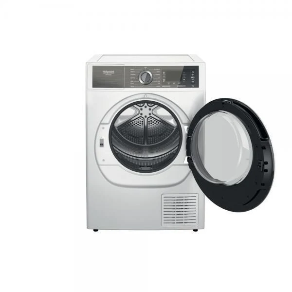 Sèche-linge à pompe à chaleur Hotpoint H8 D94WB IT 9 kg Classe A+++ (H 84,9 x L 59,7 x P 64,9 cm) Moteur Inverter Anti-allergie