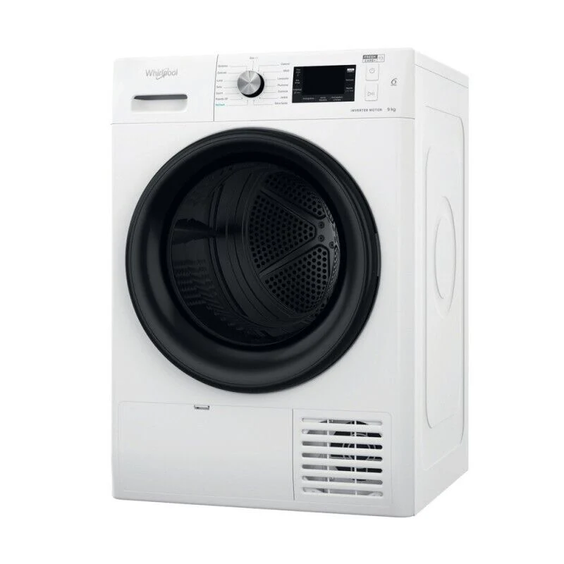 Sèche-linge à pompe à chaleur Whirlpool FFTN M22 9X3B IT 9 kg Classe A+++ (H 84,9 x L 59,5 x P 64,9 cm) Moteur Inverter 6th Sense Technology