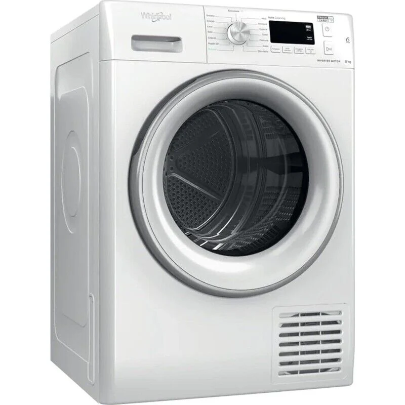 Sèche-linge à pompe à chaleur Whirlpool FFT M11 8X3WSY IT 8 kg Classe A+++ (H 84,9 x L 59,7 x P 64,9 cm) Technologie 6th Sense Moteur Inverter FreshCare+