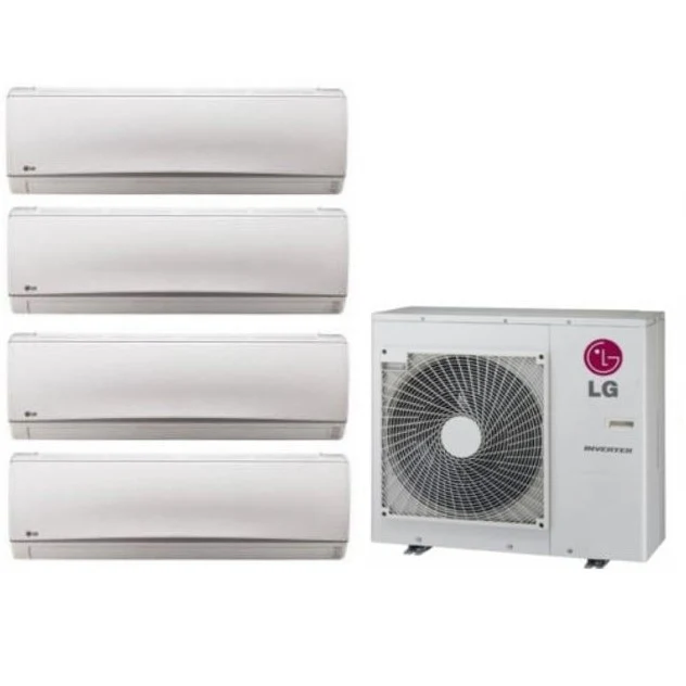 Climatiseur LG LIBERO SERIES 9000+9000+9000+12000 BTU INVERTER avec MU4R25 R-32 A++