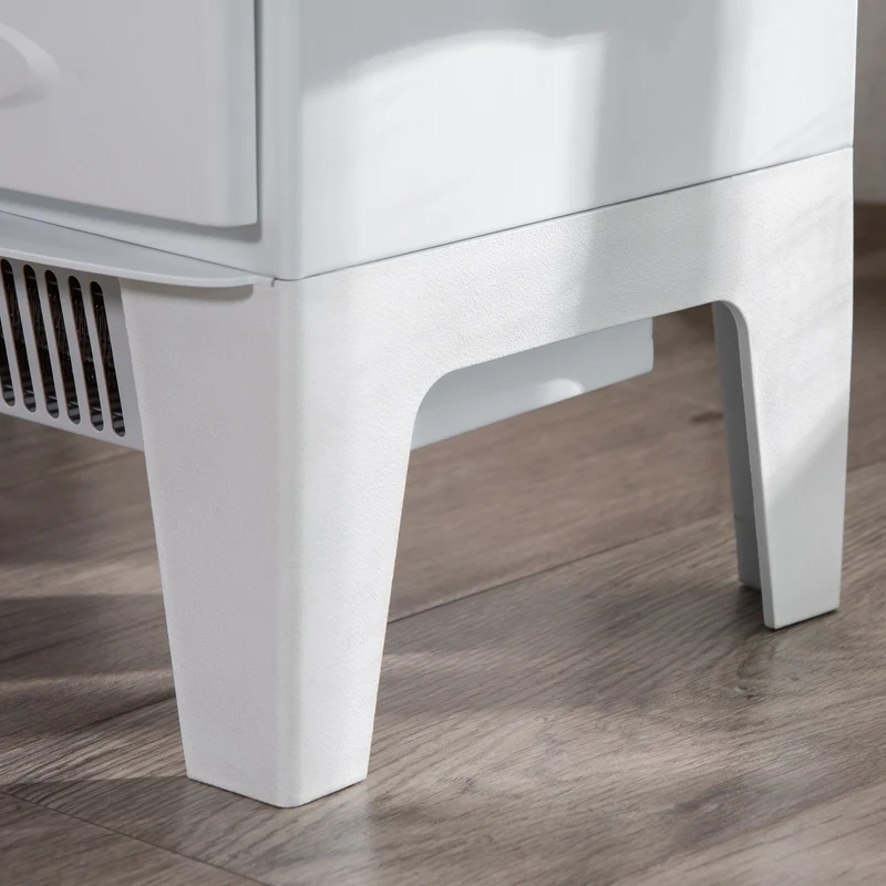 Cheminée électrique Easycomfort avec effet flamme, température réglable 900 W - 1800 W, surface de chauffe 15-20 m², 39 x 26 x 54,8 cm, blanche