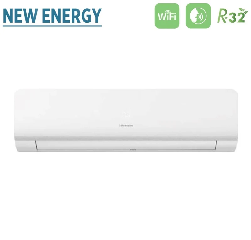 Climatiseur Hisense Quadri Split Inverter série NEW ENERGY 7+7+12+12 avec 4AMW81U4RAA R-32 et Wi-Fi intégré 7000+7000+12000+12000 - Neuf