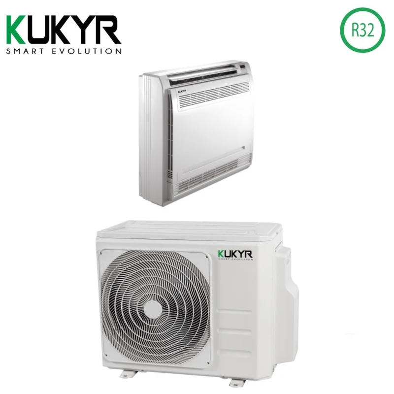Climatiseur mural Kukyr à console et Inverter, 16 000 BTU, R-32, avec télécommande infrarouge incluse