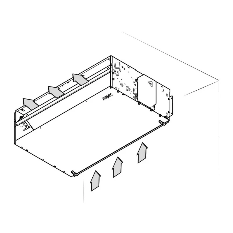 Ventilconvettore Fan Coil Aermec FCZ-P 1000 da Incasso Installazione Verticale / Orizzontale
