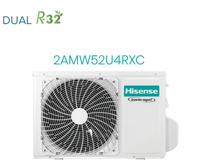 Moteur multisplit Hisense pour unité extérieure 2AMW52U4RXC, double split R-32, classe A++/A+