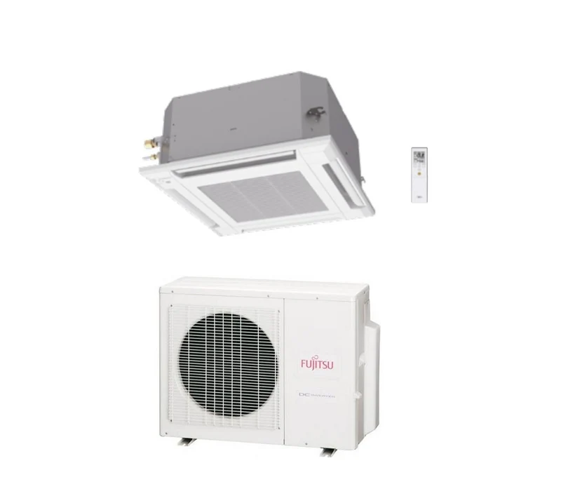 Climatiseur cassette 4 voies Fujitsu série KV 14 000 BTU R-32 AUXG14KVLA A++ - NEUF, code 3NGF88005