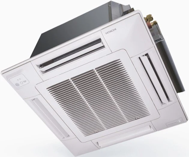 Climatiseur cassette Hitachi RAI-60RPE R-32 4 voies Inverter 21 000 BTU avec Wi-Fi et grille inclus (en option) - Neuf