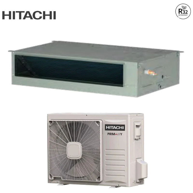 Climatiseur Hitachi à inverseur gainable, série principale 36 000 BTU RPIL-4.0UFE1NH + RAS-4.0UFESNH1 R-32, classe A++/A