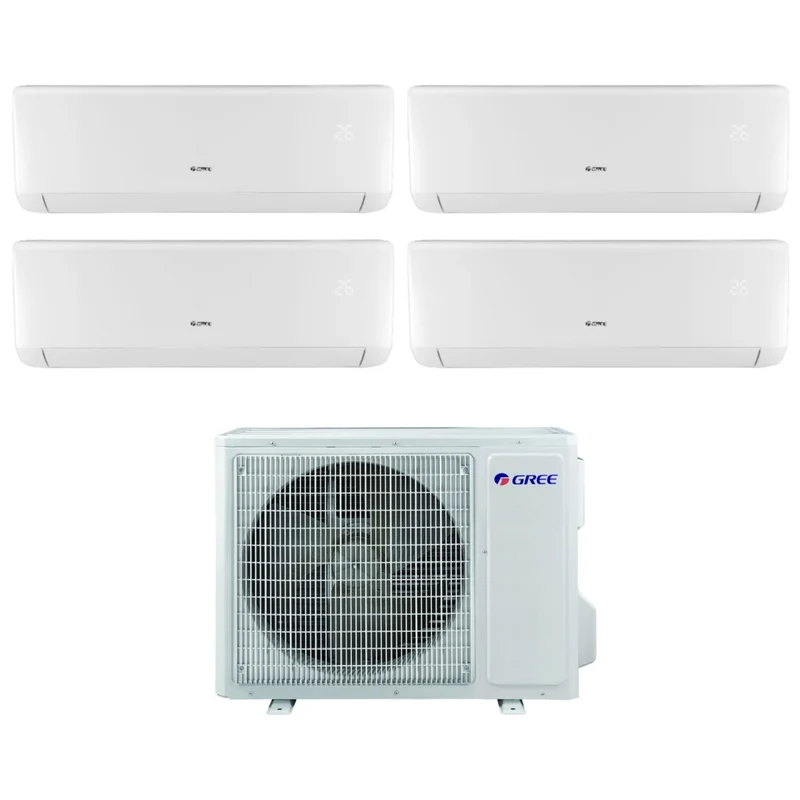 Climatiseur Gree Quadri Split Inverter série BORA 9+9+12+12 avec GWHD28NK6LO R-32 9000+9000+12000+12000